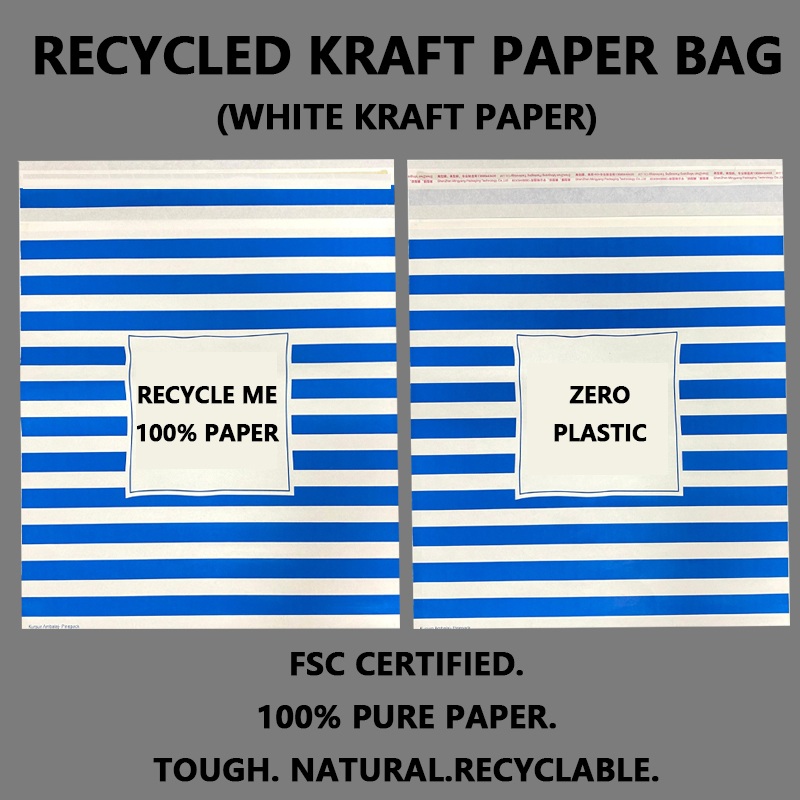 Zeal X Introduces Custom Recycled White Kraft Paper Mailing Bags to Support Sustainable Packaging Solutions