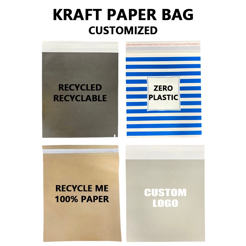 Custom Recyclable Kraft Paper Bag Helps Brands Upgrade Sustainable Packaging Solutions