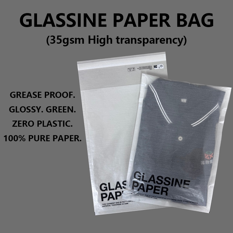 Custom High Transparency Glassine Paper Bags Help Brands Transition to Plastic-Free Packaging