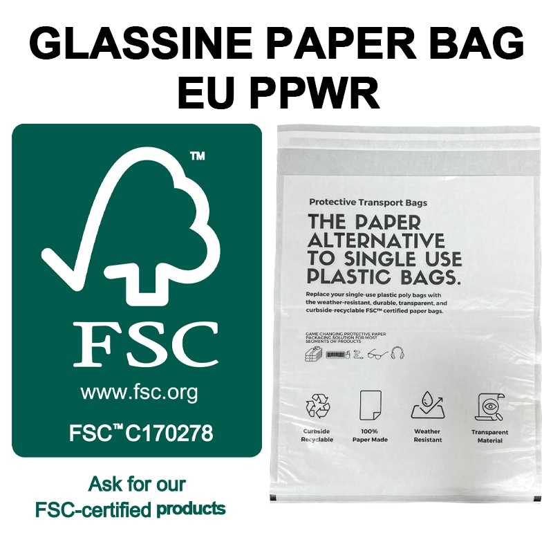 Transparent Glassine Bags Offer a Paper-Based Alternative for Sustainable Product Packaging