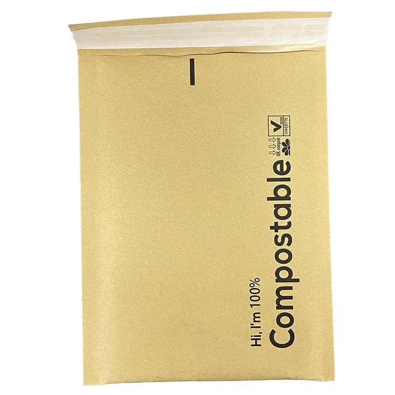 Biodegradable kraft paper bubble bags