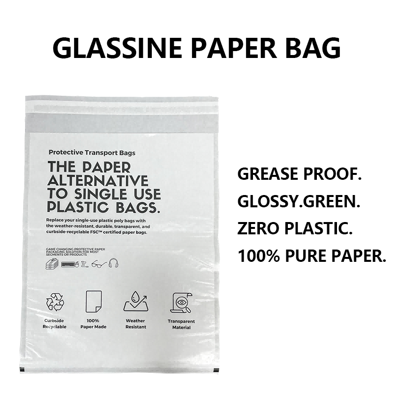 Custom Glassine Paper Bag Manufacturer | Plastic-Free Transparent Packaging