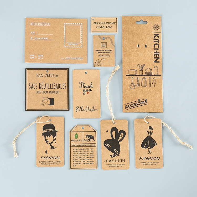 Custom kraft paper hang tag