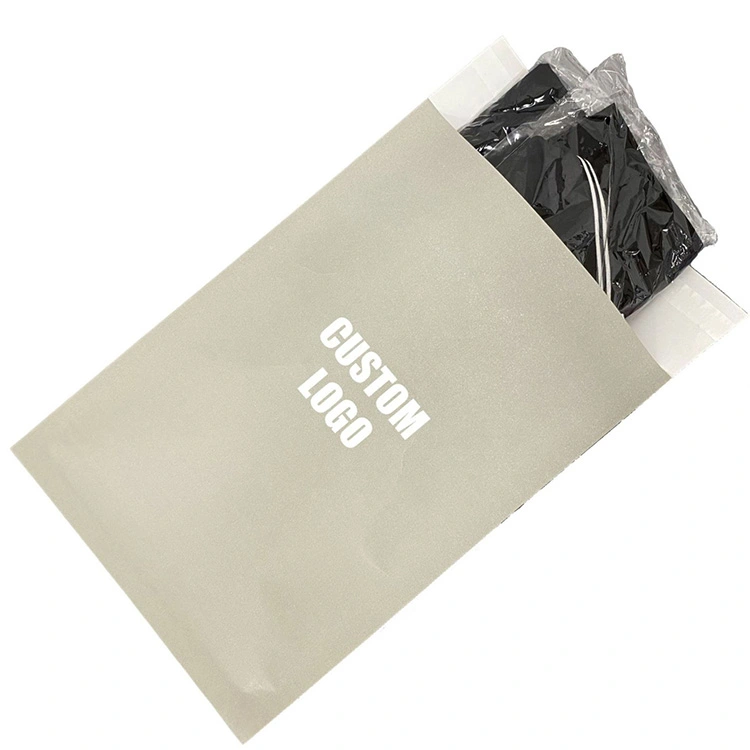 Grey kraft paper envelope