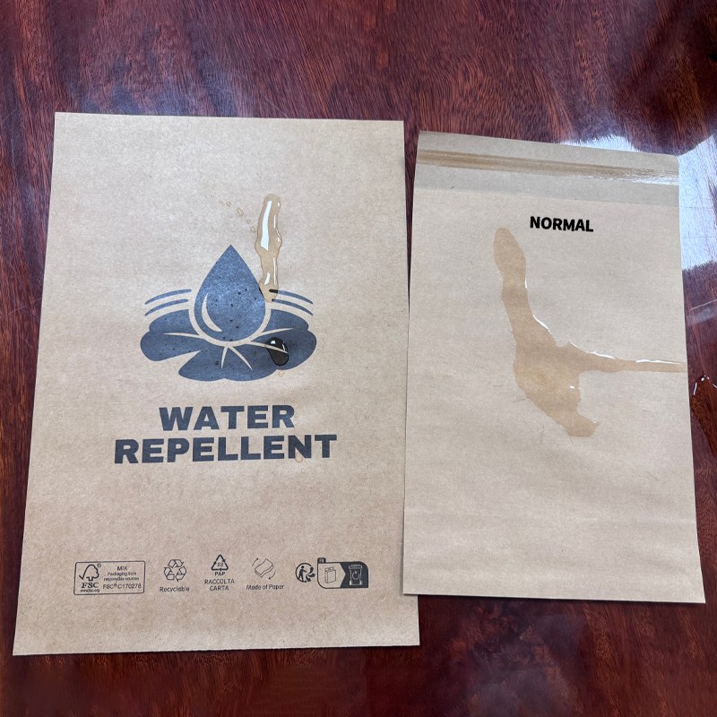 Water Repellent Kraft Paper Bag