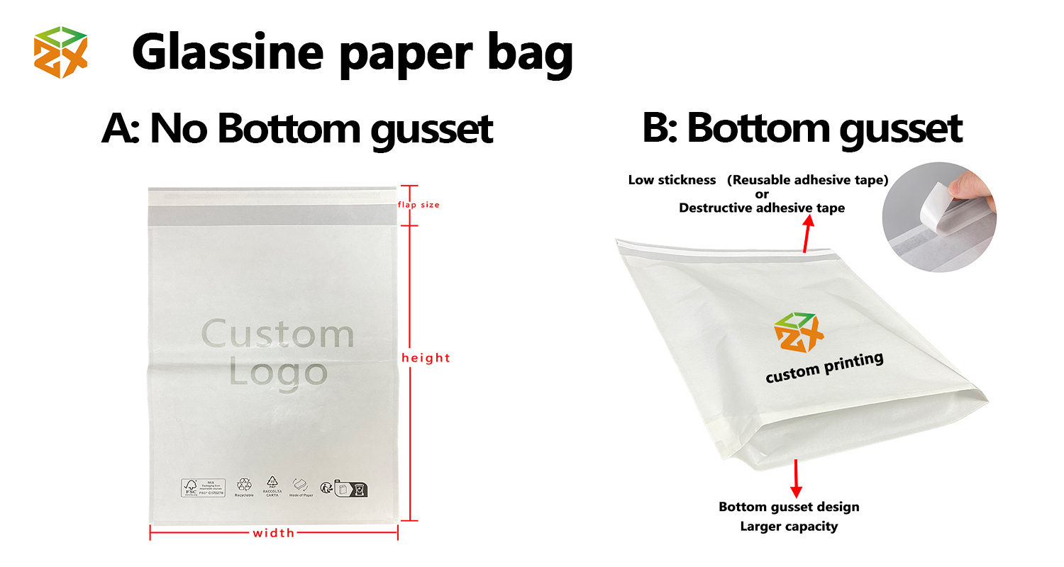 Translucent Glassine Paper Bag