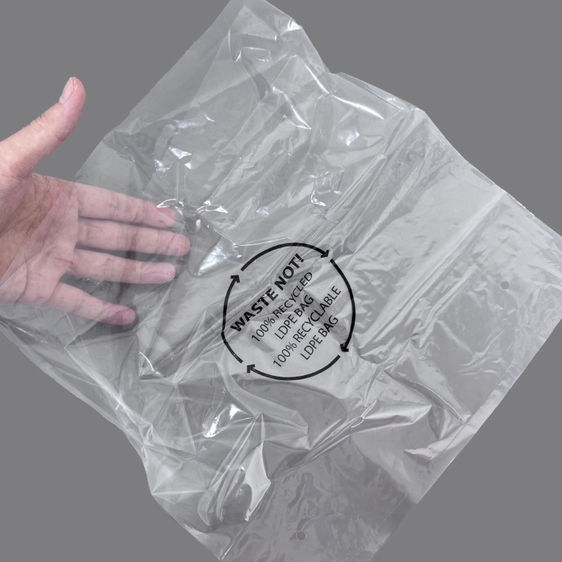 GRS recycled poly bags for EU PPWR focused packaging