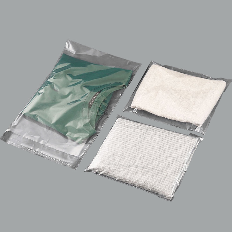 Clear recycled plastic bags for apparel and e-commerce packaging