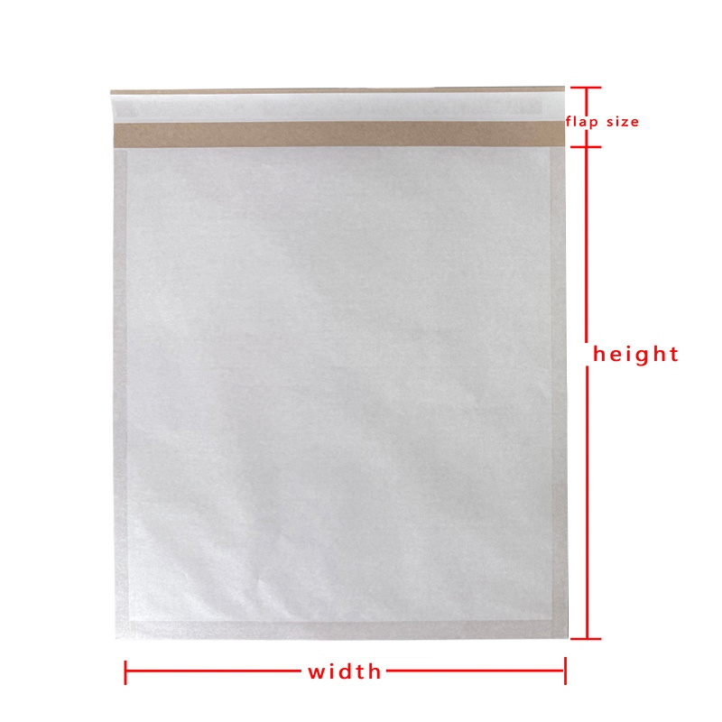 White and kraft paper packaging bags for retail products