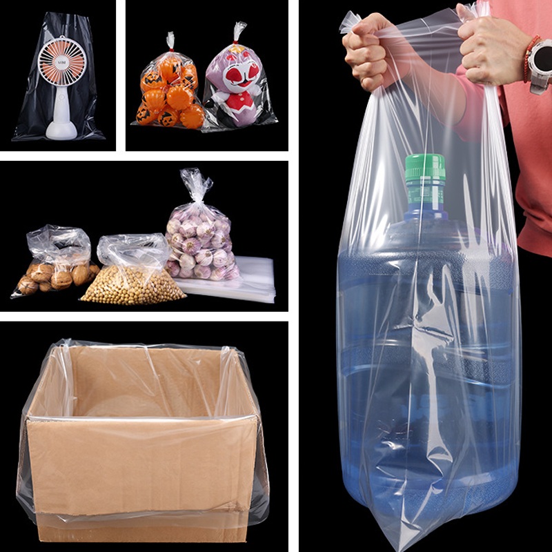 Custom recycled LDPE polybags with flexible packaging design