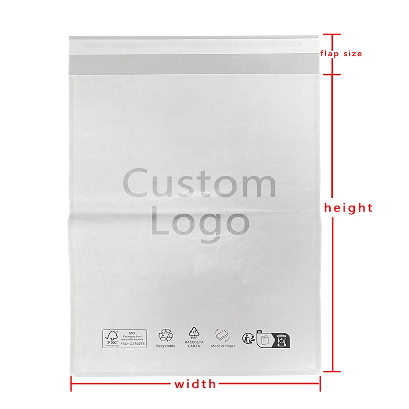 Pure Paper Glassine Packaging Bag for Retail Products