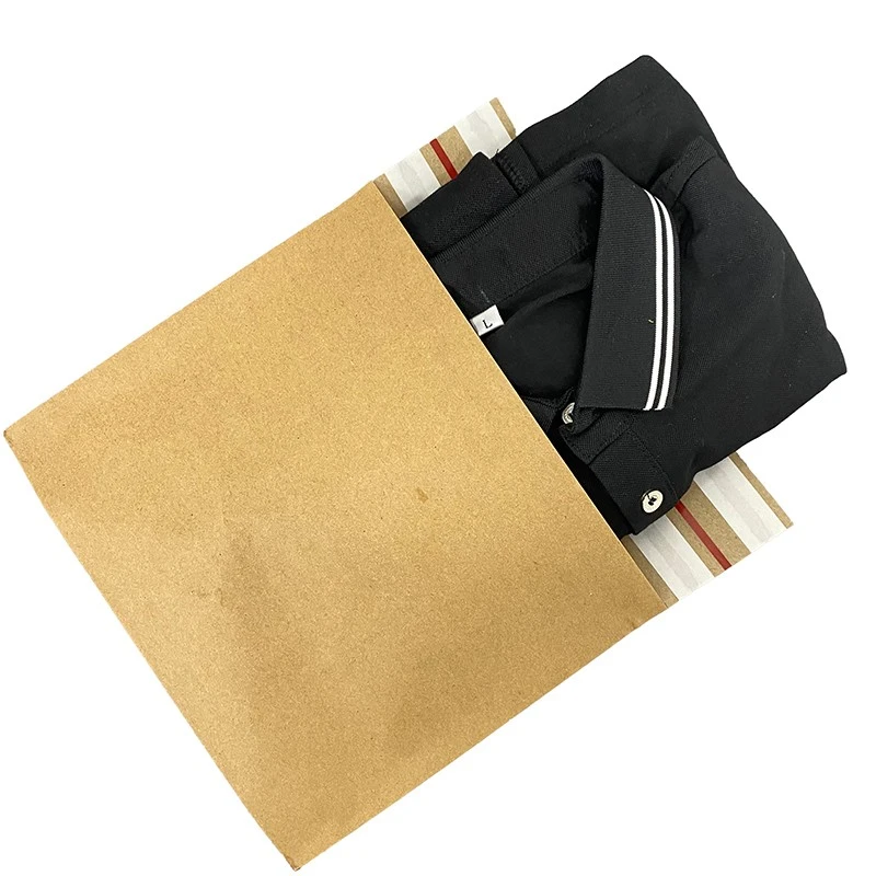 Kraft Paper Bags with Double Adhesive Strips